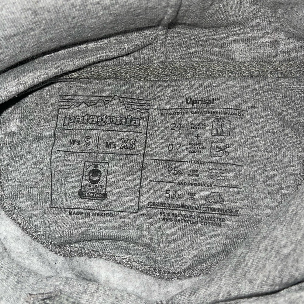Patagonia grey hoodie - Picture 5 of 6